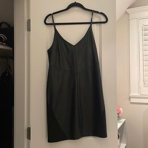 Vegan Leather Dress
